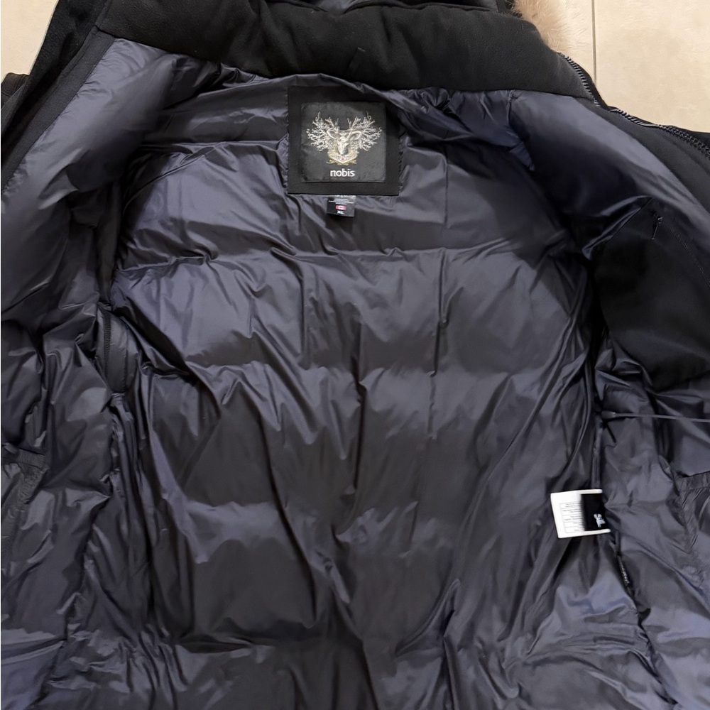 Nobis Barry Men's Black Parka size XL, New condition - Picture 8 of 10